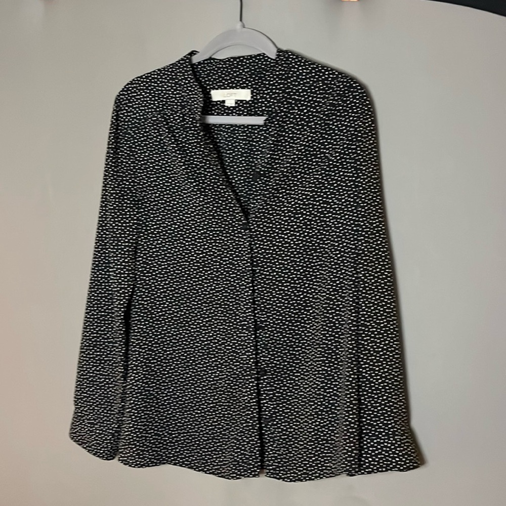 LOFT Speckled Button Up